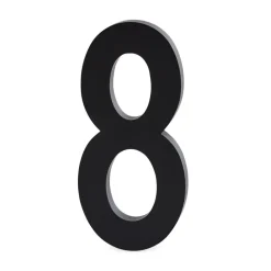 Design Letters numbers aluminum 100 mm, 8