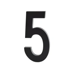 Design Letters numbers aluminum 50 mm, 5