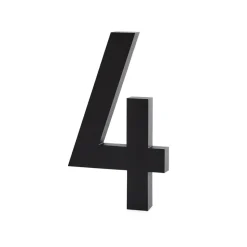 Design Letters numbers aluminum 50 mm, 4