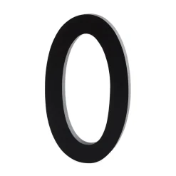 Design Letters numbers aluminum 100 mm, 0