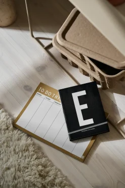 Design Letters personal notebook, E