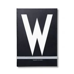 Design Letters personal notebook, W