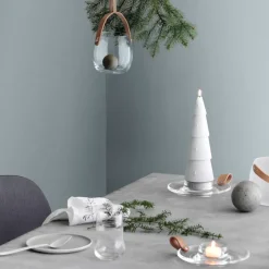 Design with light block candle stick, 17 cm