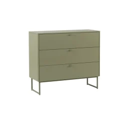 Deus chest of drawers 3 drawers, Olive grey