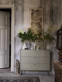 Deus chest of drawers 3 drawers, Olive grey