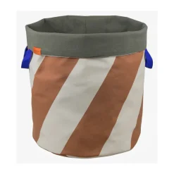 Diagonal laundry basket Ø40x50 cm, Brick-sand
