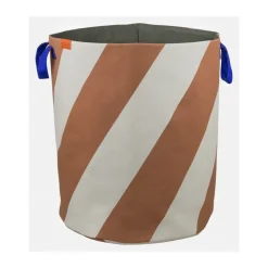 Diagonal laundry basket Ø40x50 cm, Brick-sand