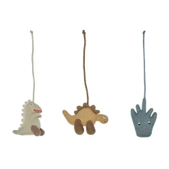 Dino play toys for baby gym., Beige-saffron-aqua blue