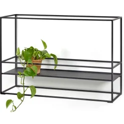Display shelf 90 cm, black