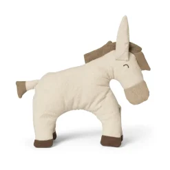 Donkey soft toy, Undyed-dark sand