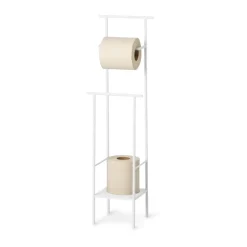 Dora toilet paper holder, White