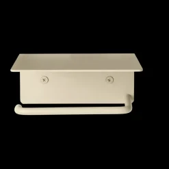 Dora toilet paper holder with shelf, Cashmere