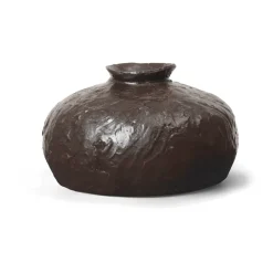 Doro vase 11 cm, Coffee