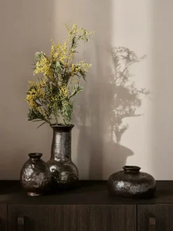 Doro vase 16 cm, Coffee