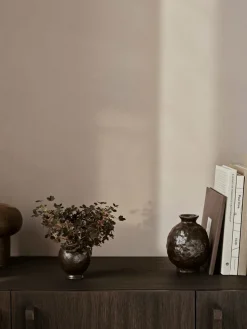 Doro vase 16 cm, Coffee