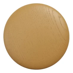 Dots wood hook burnt orange, Ø13 cm