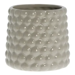 Dotsie flower pot Ø14 cm, Grey
