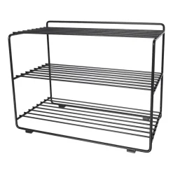 Downtown shoe shelf, Black