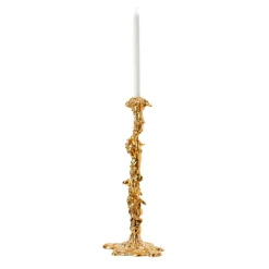 Drip candlestick XXL 50 cm, Gold