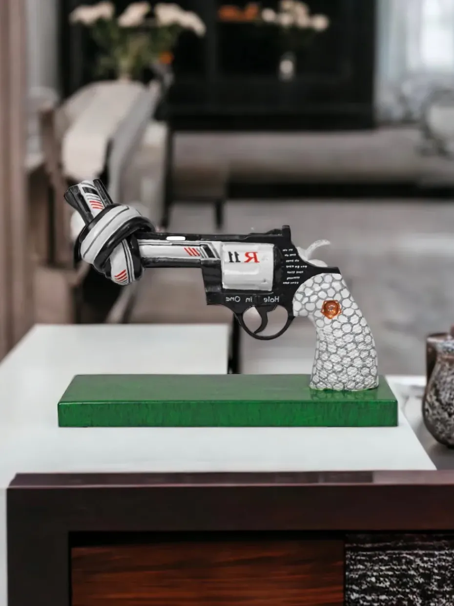 Drive for Peace decoration 30 cm, Multi