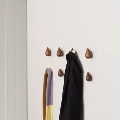 Dropit knob 2-pack walnut, small