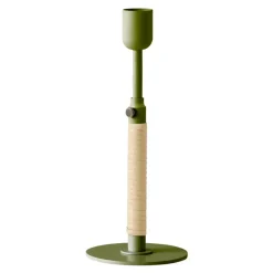Duca candle sticks, Olive green