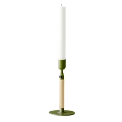 Duca candle sticks, Olive green