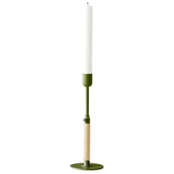 Duca candle sticks, Olive green