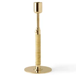 Duca candle sticks, Polished brass