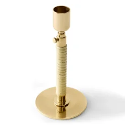 Duca candle sticks, Polished brass