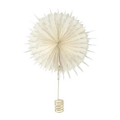 Dusk tree topper star, White, Ø10 cm