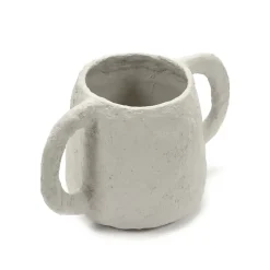 Earth flower pot Ø 14 cm, beige