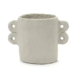 Earth flower pot Ø 18 cm, beige