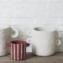 Earth flower pot Ø 18 cm, beige
