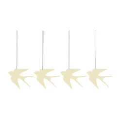 Easter Deco bird Easter decoration 4-pack, Light yellow