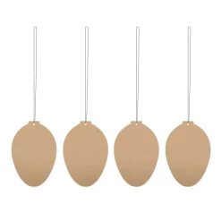 Easter Deco eggEaster decoration 4-pack, Cafe au lait