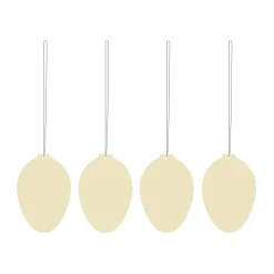Easter Deco eggEaster decoration 4-pack, Light yellow