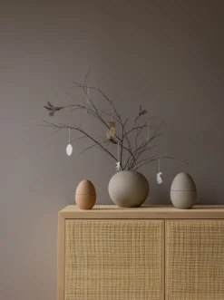 Easter Deco eggEaster decoration 4-pack, White