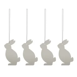 Easter Deco hare Easter decoration 4-pack, Sand