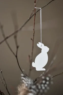 Easter Deco hare Easter decoration 4-pack, White