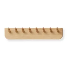 Echo coat rack 40 cm, White oak