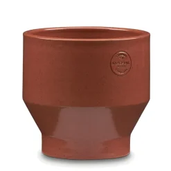 Edge pot (indoor) Ø18 cm, burned red