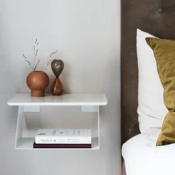 Edgy shelf, white