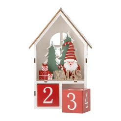 Edmund calendar with dates, Red