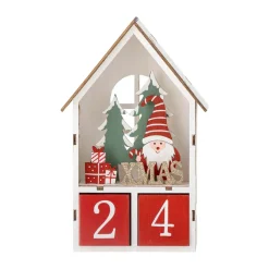 Edmund calendar with dates, Red