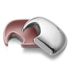 Elephant ash 7x10 cm, Stainless steel-pink