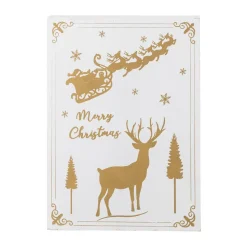 Elimar Advent Calendar with lighting, White