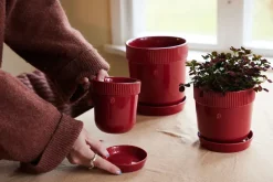 Elise pot M Ø17 cm, Burgundy