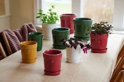 Elise pot S Ø14 cm, Burgundy
