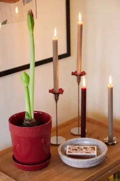 Elise pot S Ø14 cm, Burgundy
